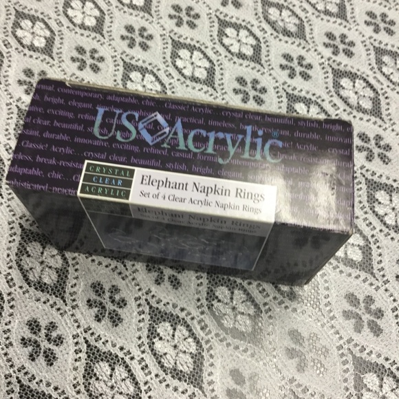 Napkin ring, dinner party, elephant vintage Pier 1 nickel plated napkin ring - Picture 3 of 9